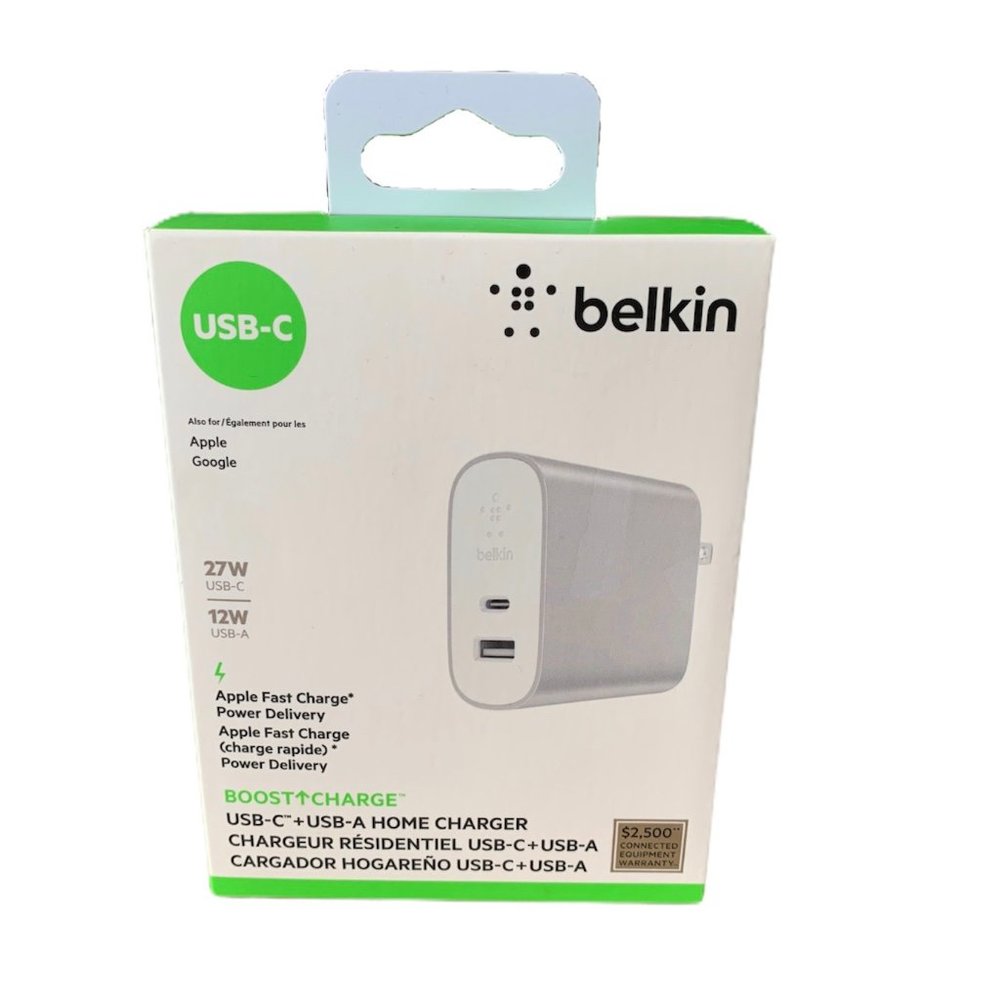 Belkin Boost USB-C & USB-A Wall Charger 
